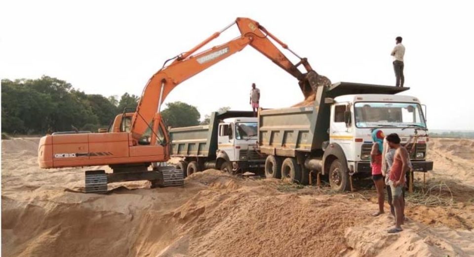 Balu Mining in Bihar