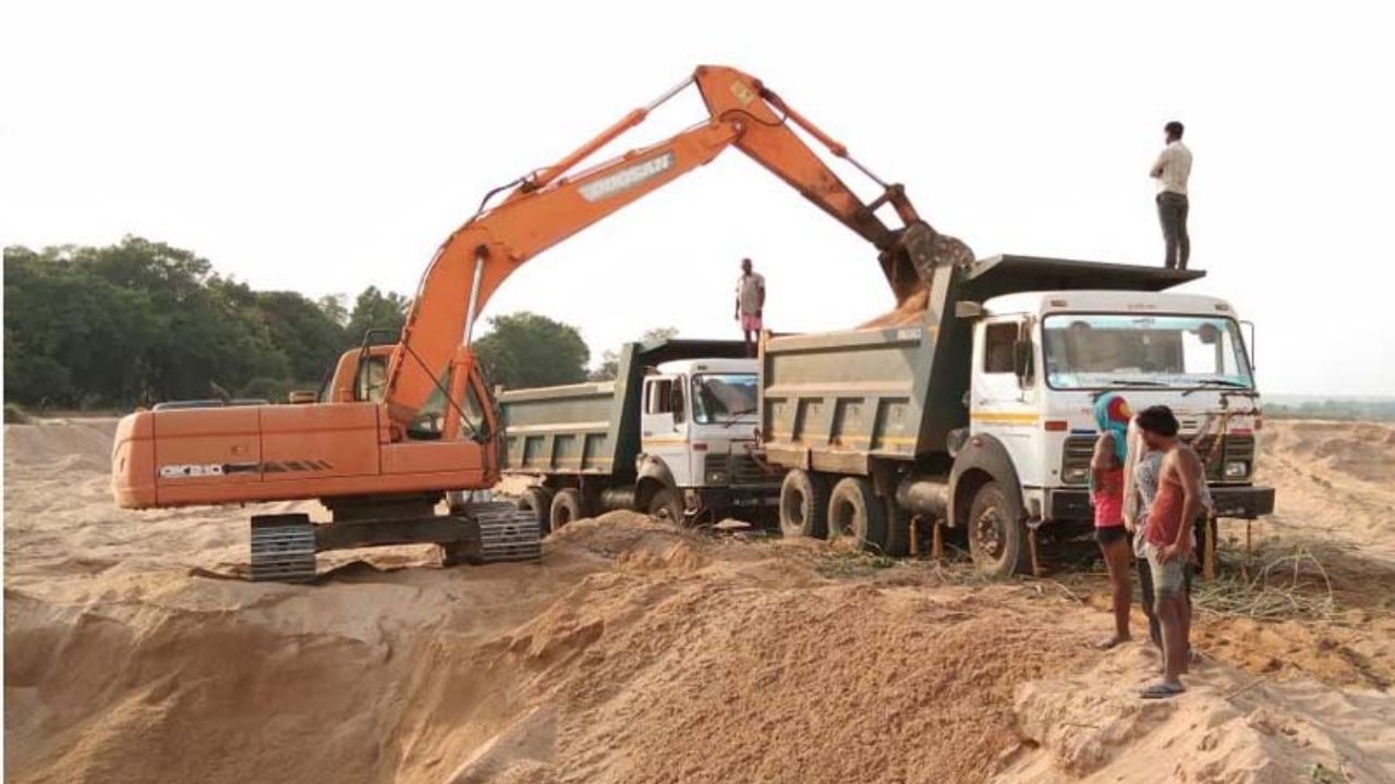 Balu Mining in Bihar