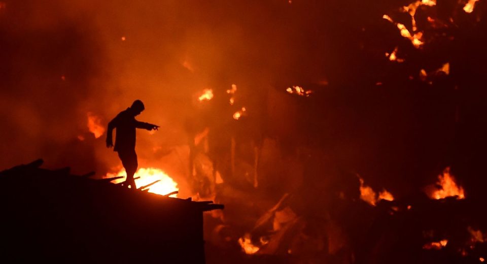 Fire In Delhi Mayapuri