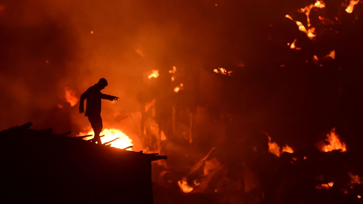 Fire In Delhi Mayapuri