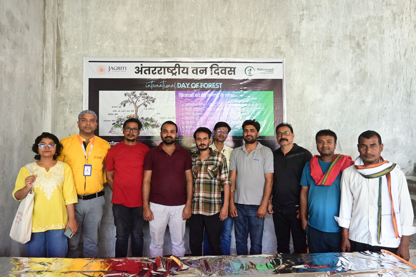 Naturesol Foundation and Jagriti's campaign on International Forest Day, told the mantra of economic prosperity through tree plantation
